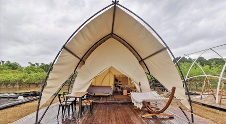 帐篷酒店重新焕发新活力的露营方式！