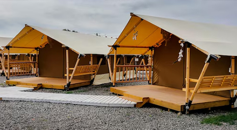 酒店帐篷赋能滑雪场：源头厂家打造全场景装配式冰雪配套​